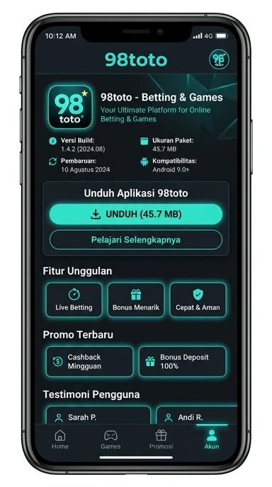 Panduan Mudah Unduh dan Instal APK 98toto