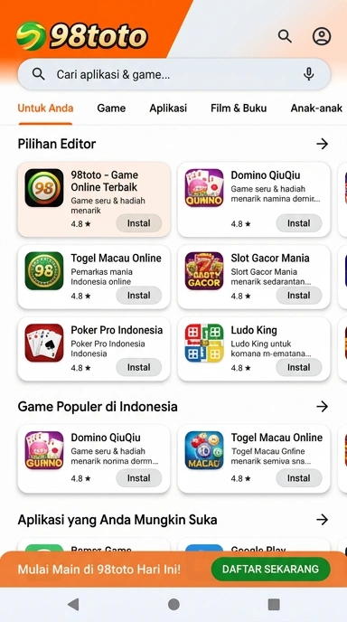 98toto | Indeks Aplikasi Populer dan Kanal Uji Terbaik