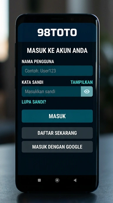 Panduan Masuk Akun 98toto untuk Pengguna Android