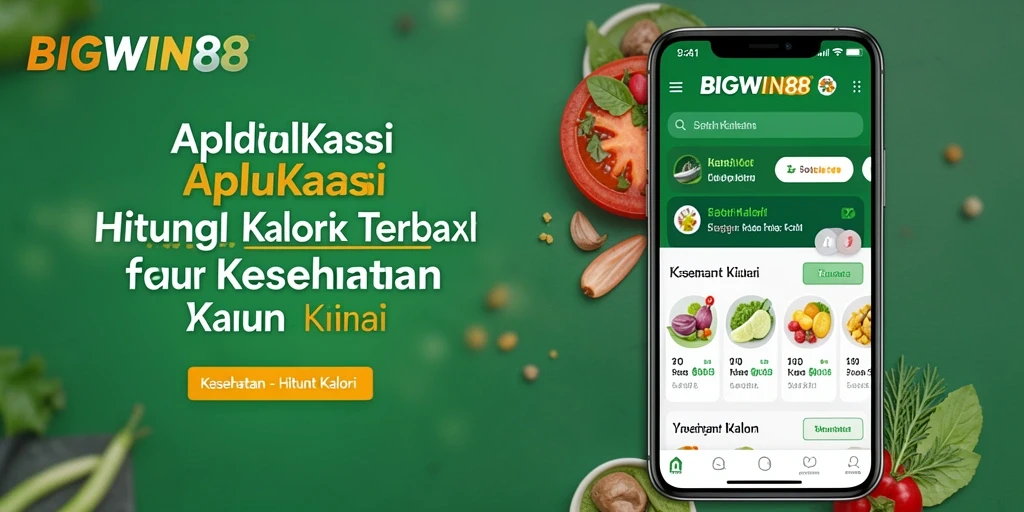 Tampilan antarmuka aplikasi BIGWIN88 untuk Hitung Kalori.