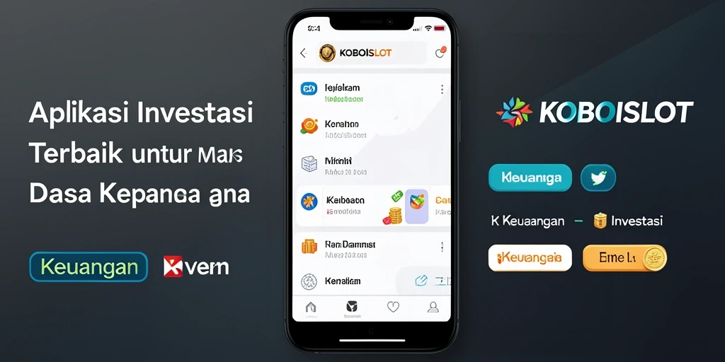 Tampilan antarmuka menarik dan fungsional dari KOBOISLOT untuk investasi.
